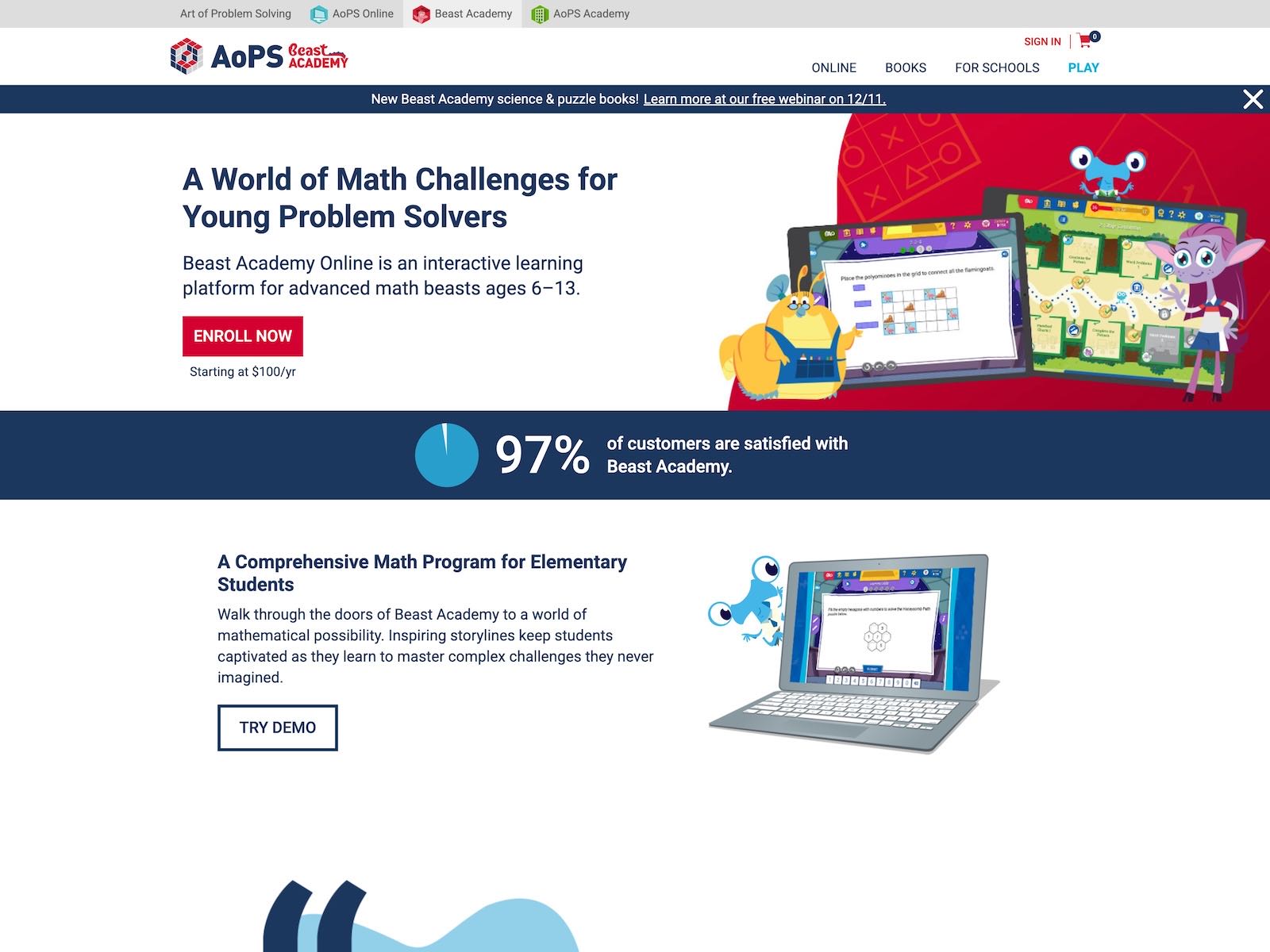 Beast Academy banner